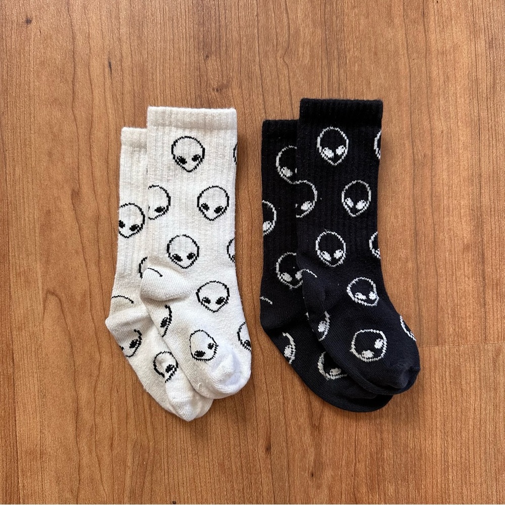 SOLD - Zara Alien Socks